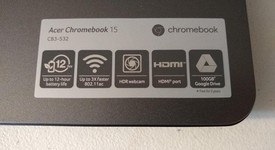 Good
													Acer Chromebook 15 - Celeron, White, 16 GB, 2 GB, 15, photo 1 of 5