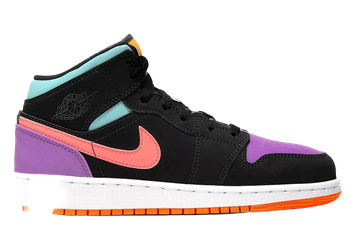 Jordan 1 Mid Multi-Color (GS) for sale