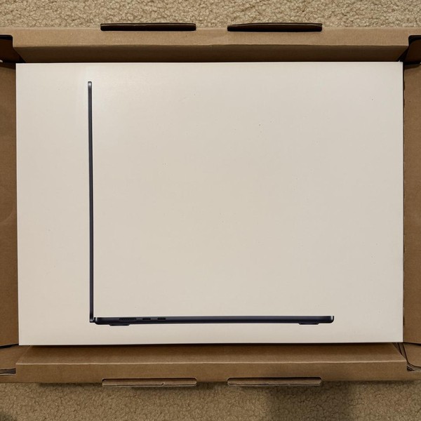 MacBook Air 2024 (M3) - 15 inch - 256 GB, Midnight, 16 GB, Apple M3, 10-core GPU