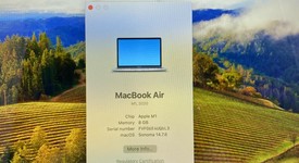 Good
													MacBook Air 2020 - 13" - Apple M1, Gray, 128 GB, 8 GB, photo 2 of 13