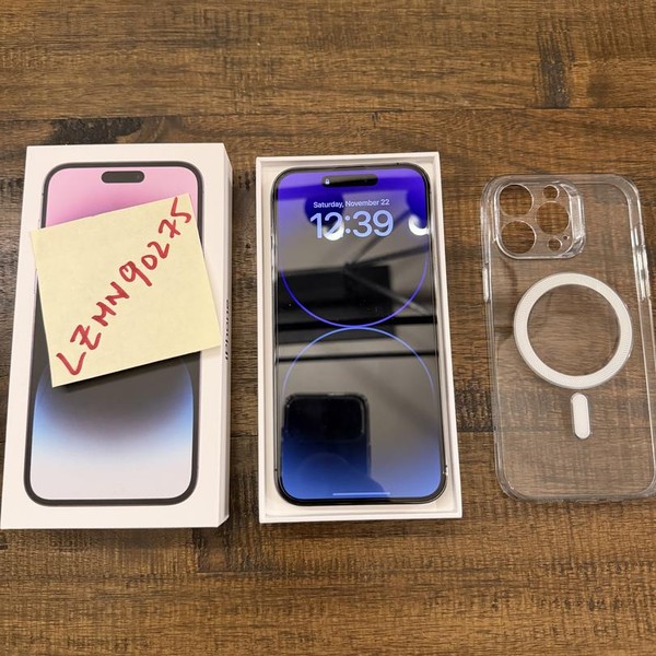 Apple iPhone 14 Pro Max - Unlocked, 256 GB, Purple, A2651