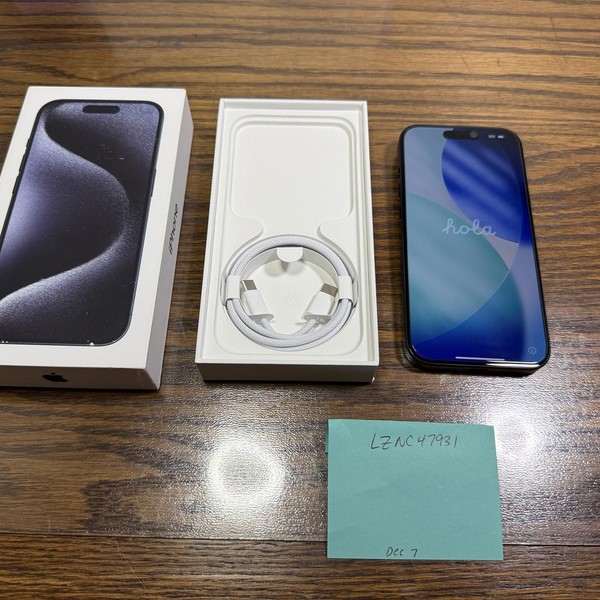 Apple iPhone 15 Pro - Verizon, 128 GB, Blue, A2848