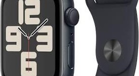 New
													Apple Watch SE 2nd Gen 44mm - Midnight, A2723 - GPS, Aluminum, photo 2 of 3