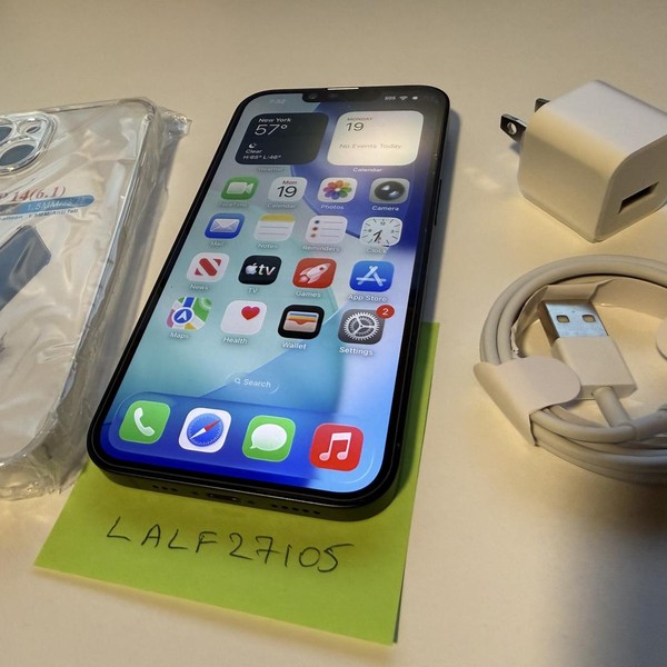 Apple iPhone 14 - Unlocked, 128 GB, Midnight, A2649