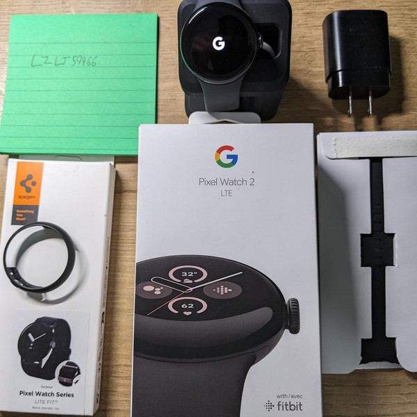 Google Pixel Watch 2 - Unlocked, Black, LTE