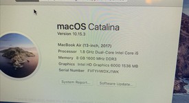 Mint
													MacBook Air 2017 - 13" - Silver, 128 GB, 8 GB, photo 4 of 6