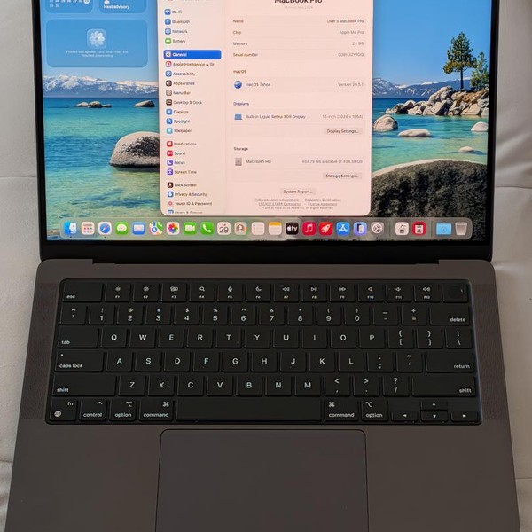 MacBook Pro 2024 - 14 inch - 512 GB, Space Black, 24 GB, Apple M4 Pro 12-core