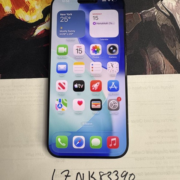 Apple iPhone 16 Pro Max - Unlocked, 256 GB, Black, A3084