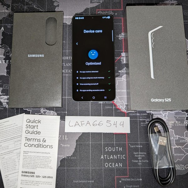 Samsung Galaxy S25 - Unlocked, 256 GB, Blueblack, 12 GB, SM-S931U1