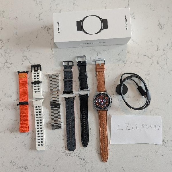 Samsung Galaxy Watch8 Classic - Unlocked, Black, SM-L505, 46mm