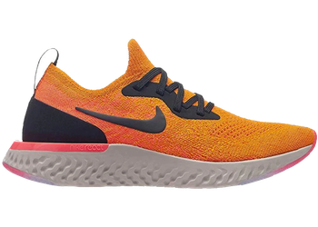 Nike Epic React Flyknit Black Orange (GS) for sale