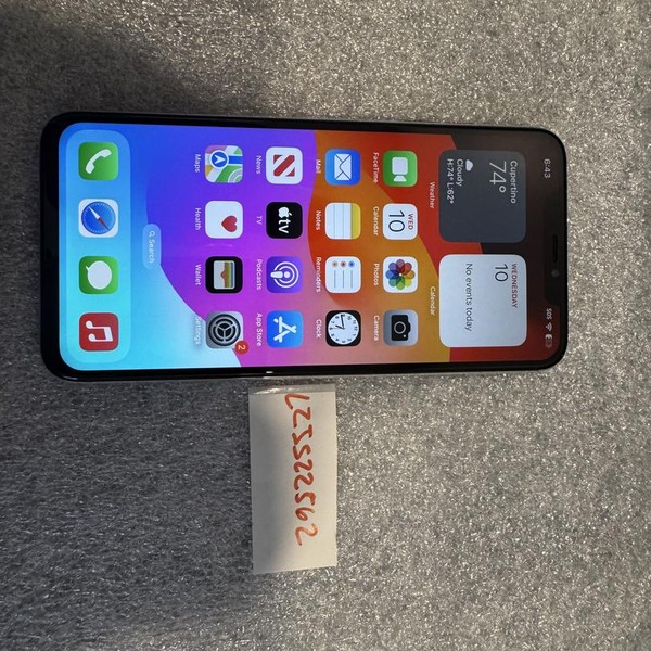 Apple iPhone Xs Max - Unlocked, 256 GB, Silver, A1921