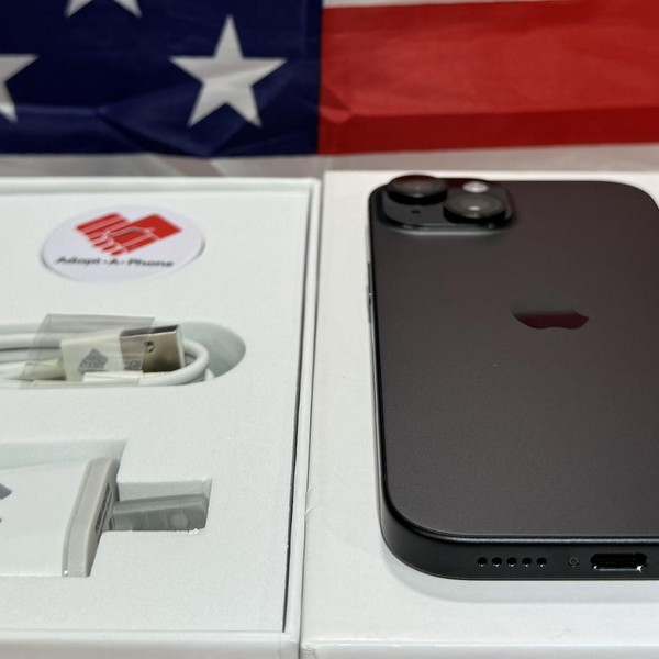 Apple iPhone 15 - T-Mobile, 128 GB, Black, A2846