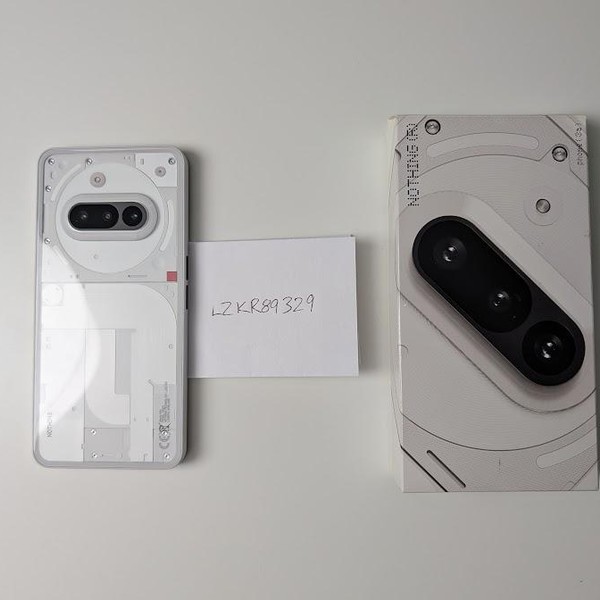 Nothing Phone 3a - Unlocked, White, 256 GB, 12 GB