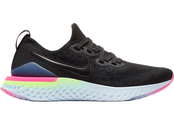 Nike Epic React Flyknit 2 Black Sapphire Hyper Pink (GS) for sale