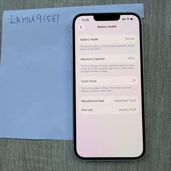Apple iPhone 16e - Unlocked, 128 GB, White, A3212