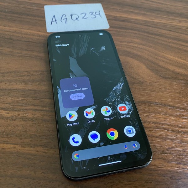 Google Pixel 8a - T-Mobile, 128 GB, Obsidian, 8 GB, GKV4X, Sub-6 5G