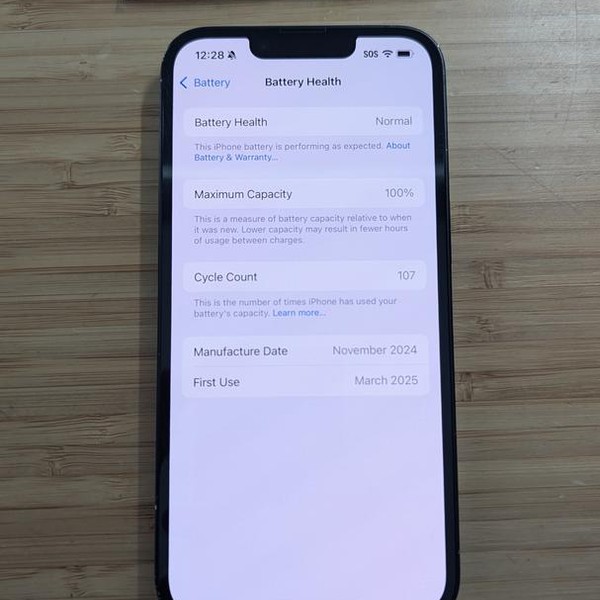 Apple iPhone 16e - AT&T, 128 GB, Black, A3212