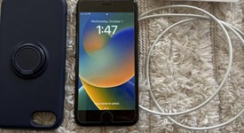 Good
													Apple iPhone SE 3rd Gen 2022 - US Cellular, Midnight, 64 GB, A2595, photo 3 of 11