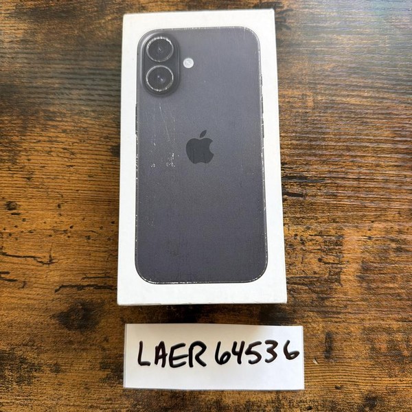 Apple iPhone 16 - Unlocked, 128 GB, Black, A3081