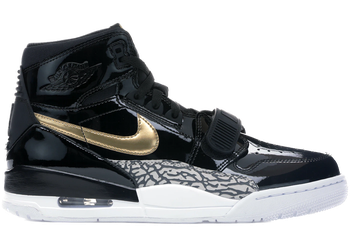 Jordan Legacy 312 Black Gold Patent for sale