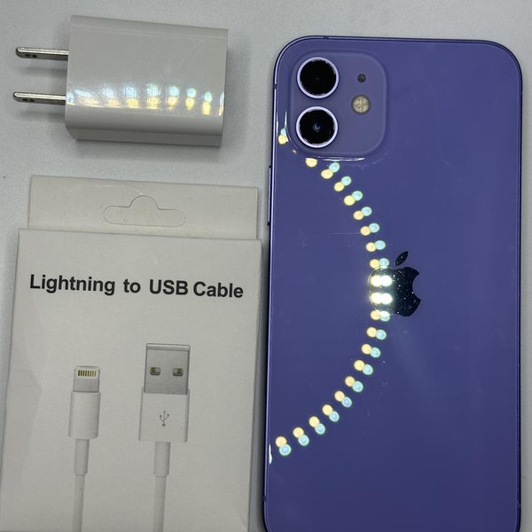Apple iPhone 12 - Unlocked, 64 GB, Purple, A2172