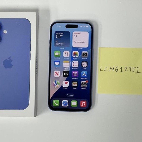 Apple iPhone 16 - Verizon, 128 GB, Ultramarine, A3081