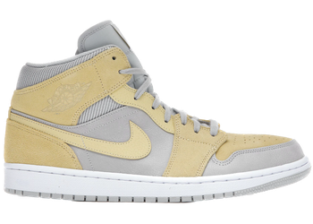 Jordan 1 Mid Mixed Textures Yellow for sale