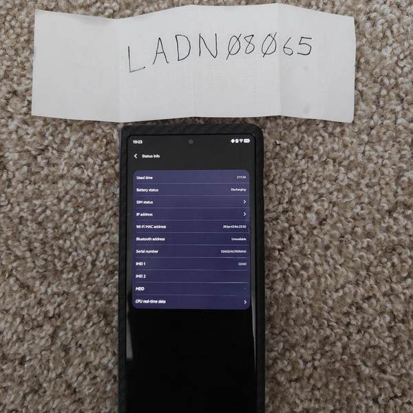 vivo X Fold - Unlocked Non-US, 256 GB, Blue, 12 GB