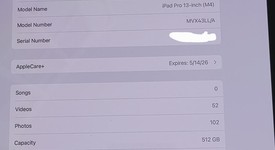 Mint
													Apple iPad Pro 13" (M4) 2024 - Wi-Fi, Black, 512 GB, 8 GB, A2925, Standard Glass, photo 5 of 10