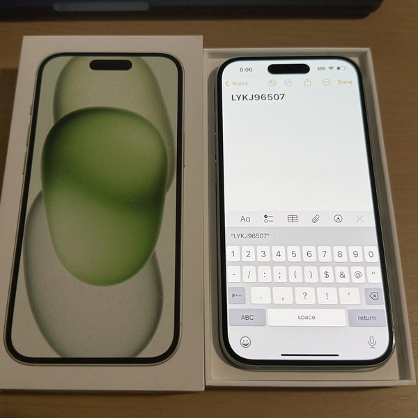 Apple iPhone 15 - Unlocked, 128 GB, Green, A2846