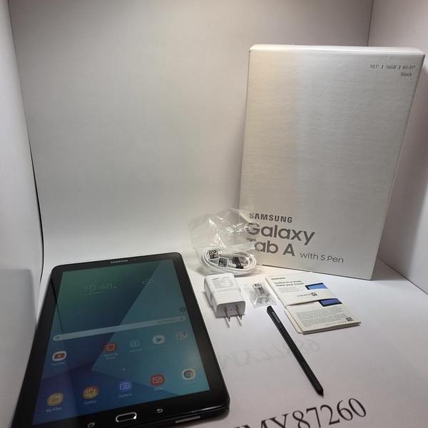 Samsung Galaxy Tab A with S Pen - 10.1 inch - Wi-Fi, 16 GB, Black, 3 GB, SM-P580