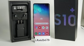 Good
													Samsung Galaxy S10 Plus - Unlocked, White, 128 GB, 8 GB, SM-G975U1, photo 1 of 11