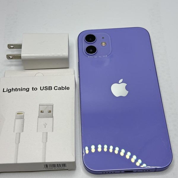 Apple iPhone 12 - Unlocked, 64 GB, Purple, A2172