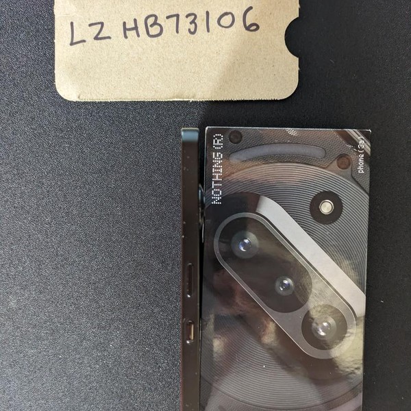 Nothing Phone (3a) - Unlocked, 256 GB, Black, 12 GB