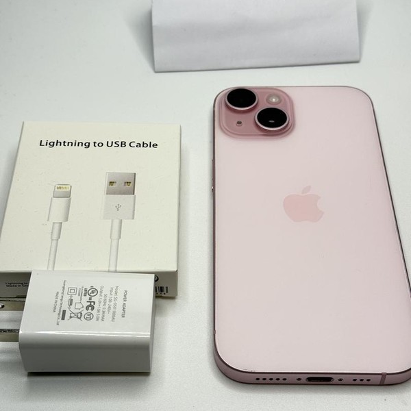 Apple iPhone 15 - Unlocked, 128 GB, Pink, A2846