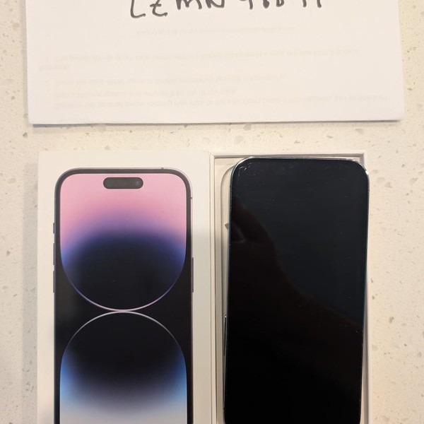 Apple iPhone 14 Pro - Unlocked, 256 GB, Purple, A2650