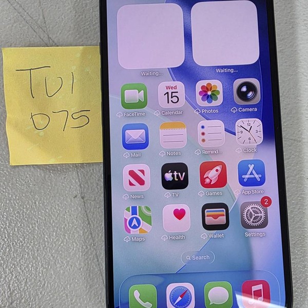 Apple iPhone 15 - Unlocked, 128 GB, Black, A2846