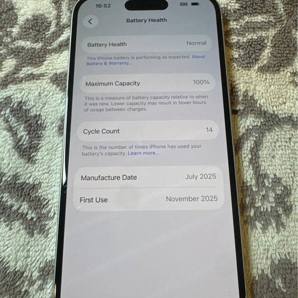 Apple iPhone 16 - Unlocked, White, 128 GB, A3081