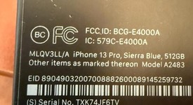 Good
													Apple iPhone 13 Pro - Unlocked, Sierra Blue, 512 GB, A2483, photo 3 of 31