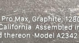 New
													Apple iPhone 12 Pro Max - Unlocked, Graphite, 128 GB, A2342, photo 3 of 5