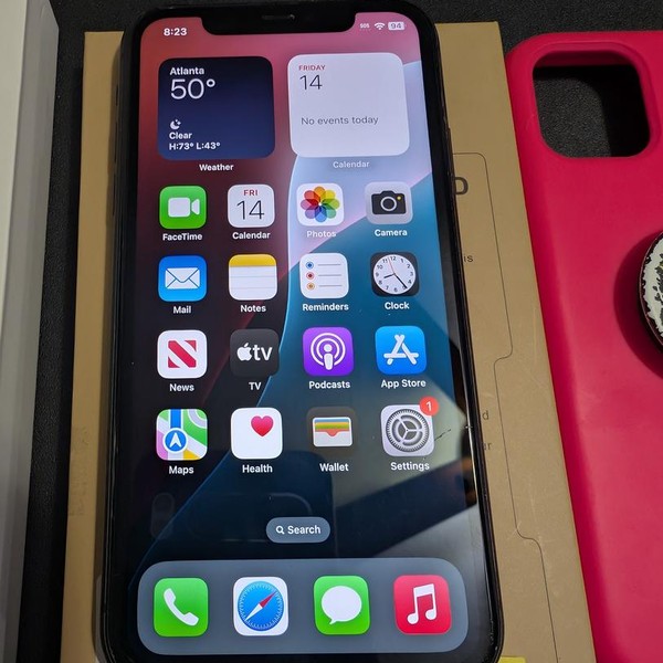 Apple iPhone 11 - Unlocked, 128 GB, Black, A2111