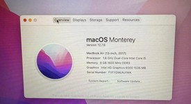 Good
													MacBook Air 2017 - 13" - I5, Silver, 128 GB, 8 GB, photo 1 of 9