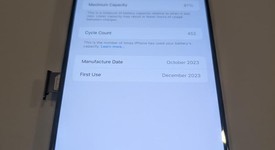 Good
													Apple iPhone 15 Pro Max - Unlocked Non-US, Black, 256 GB, A3106, photo 1 of 9