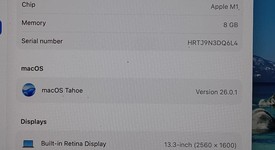 Fair
													MacBook Air 2020 - 13" - Apple M1, Gray, 256 GB, 8 GB, photo 3 of 10