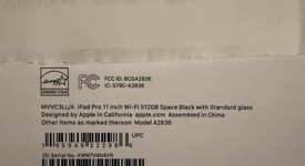 New
													Apple iPad Pro 11" (M4) 2024 - Wi-Fi, Black, 512 GB, 8 GB, A2836, Standard Glass, photo 2 of 3