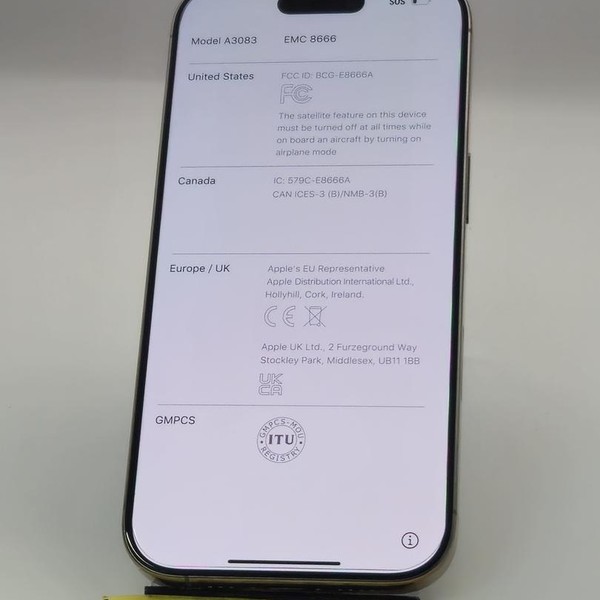 Apple iPhone 16 Pro - Unlocked, 256 GB, Natural, A3083