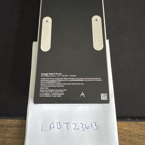 Google Pixel 9 Pro XL - Verizon, 256 GB, Obsidian, 16 GB, GGX8B