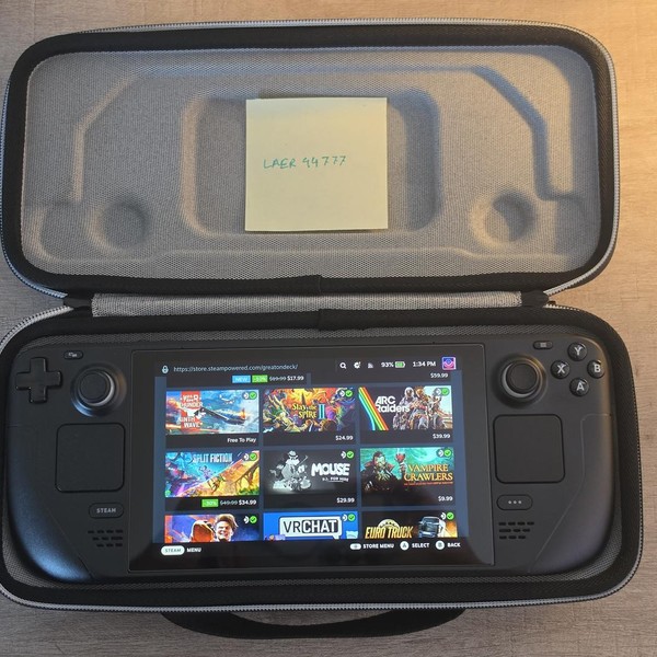 Steam Deck - 64 GB, Black, 16 GB, AMD