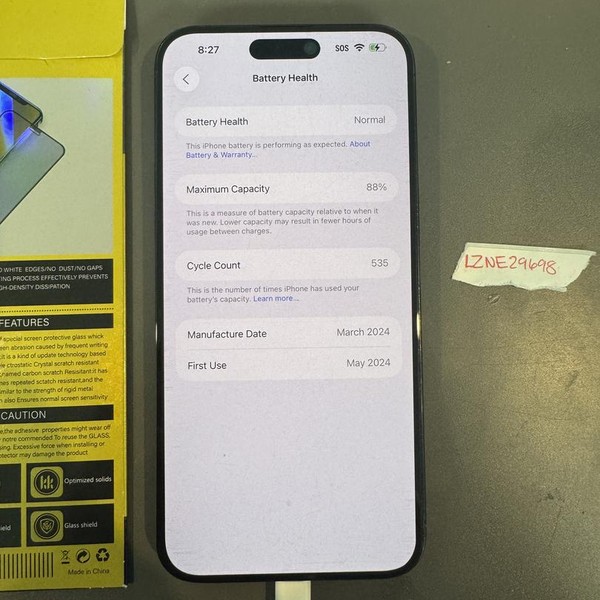 Apple iPhone 15 Pro Max - Unlocked, 256 GB, Black, A2849